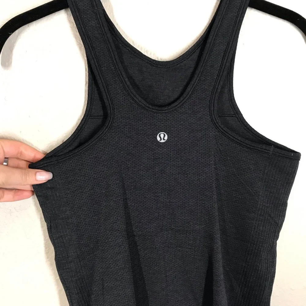 lululemon athletica Women's Dark Charcoal Racerback Tank Top